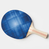 Raquette De Ping Pong Arrière - plan de pointe bleu-foncé (Côté)