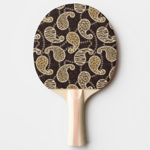 Raquette De Ping Pong Arrière - plan de style de Paisley