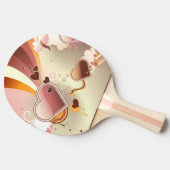 Raquette De Ping Pong Arrière - plan dénommé de conception (Côté)