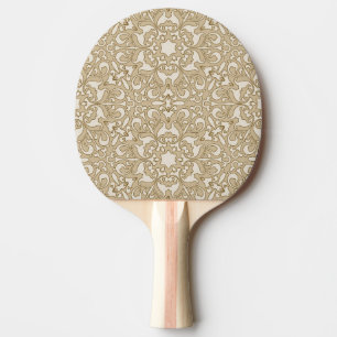 Raquette De Ping Pong Arrière - plan fleuri floral