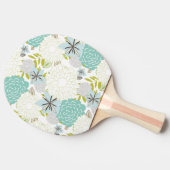 Raquette De Ping Pong arrière - plan floral (Côté)