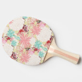 Raquette De Ping Pong Arrière - plan floral 4 (Côté)