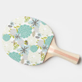 Raquette De Ping Pong Arrière - plan floral 5 (Côté)