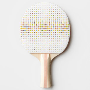 Raquette De Ping Pong Arrière - plan multicolore de point