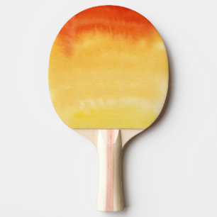 Raquette De Ping Pong Arrière - plan peint à la main d'aquarelle