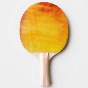 Raquette De Ping Pong Arrière - plan peint à la main d'aquarelle