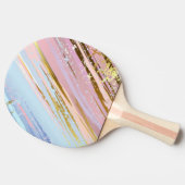 Raquette De Ping Pong Arrière - plan rose texturé (Côté)