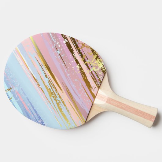 Raquette De Ping Pong Arrière - plan rose texturé (Côté)