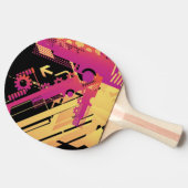 Raquette De Ping Pong Arrière - plan tramé technique 7 (Côté)