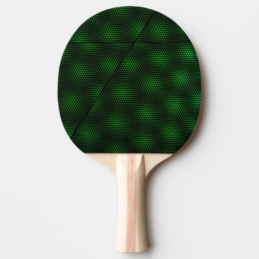 Raquette De Ping Pong Arrière - plan vert abstrait (Devant)