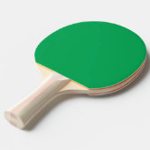 Raquette De Ping Pong Arrière - plan vert solide (Devant Angle)