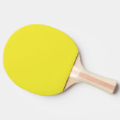 Raquette De Ping Pong Arrière - plan vibrant Solid Jaune (Côté)