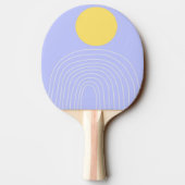 Raquette De Ping Pong art abstrait moderne (Dos)