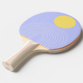 Raquette De Ping Pong art abstrait moderne (Devant Angle)