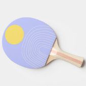 Raquette De Ping Pong art abstrait moderne (Côté)