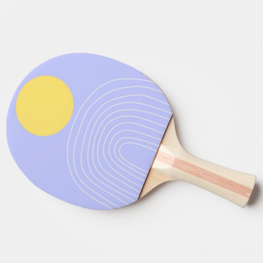 Raquette De Ping Pong art abstrait moderne (Côté)