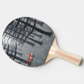 Raquette De Ping Pong Art Forêt Fox (Côté)
