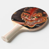 Raquette De Ping Pong Art japonais Yokai Oni King Shutendoji (Devant Angle)