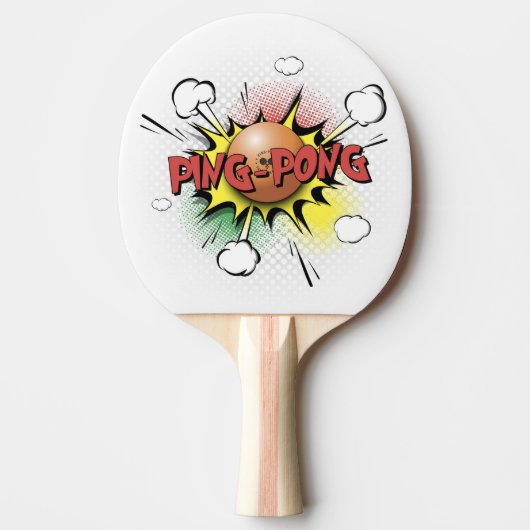 Raquette De Ping Pong Art pop (Devant)