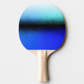 Raquette De Ping Pong Artwork Abstrait noir bleu (Dos)