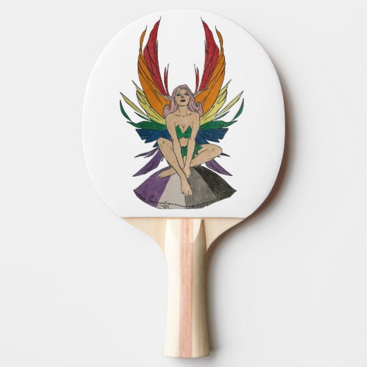 Raquette De Ping Pong Asexual Faerie (Devant)