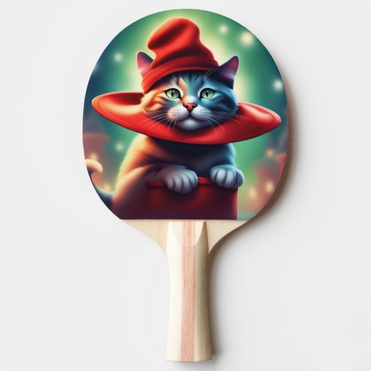 Raquette De Ping Pong assistant cat (Devant)