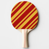 Raquette De Ping Pong Assistant Rouge et or (Dos)