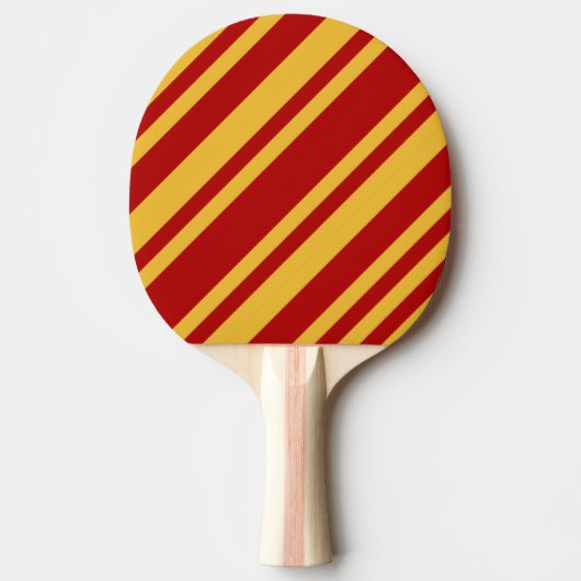 Raquette De Ping Pong Assistant Rouge et or (Devant)
