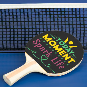 Raquette De Ping Pong Aujourd'hui Moment, la vie étincelante