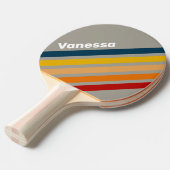 Raquette De Ping Pong Aurora Arcade Angled Striping with Name (Devant Angle)