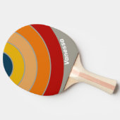 Raquette De Ping Pong Aurora Arcade Cercle Rayure avec Nom (Côté)