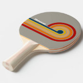 Raquette De Ping Pong Aurora Arcade Curl Stripes avec nom (Devant Angle)