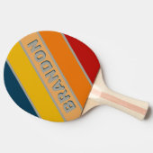 Raquette De Ping Pong Aurora Arcade Gras Rayé avec Nom (Côté)