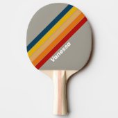 Raquette De Ping Pong Aurora Arcade Striped with Name (Dos)