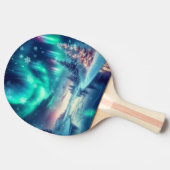 Raquette De Ping Pong aurora borealis/Noël/hiver (Côté)