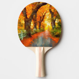 Raquette De Ping Pong Automne/Automne/Automne/Feuille/Nature