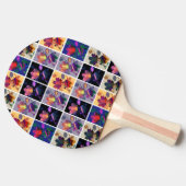Raquette De Ping Pong Autumn Leaves Rustic Patchwork (Côté)
