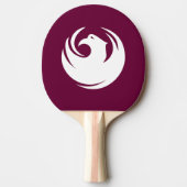 Raquette de ping pong avec drapeau de la ville de (Devant)