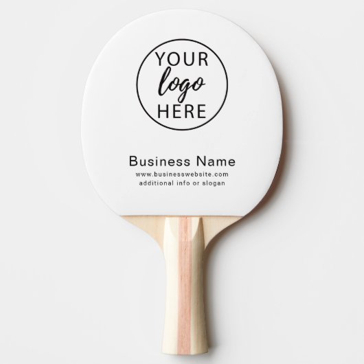 Raquette de Ping Pong avec Logo d'Entreprise Perso (Devant)