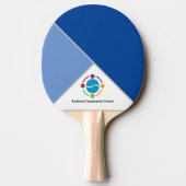 Raquette de ping pong avec logo personnalisé (Dos)