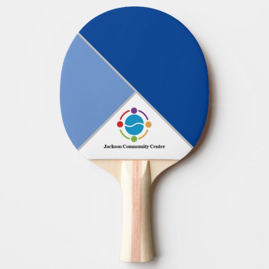 Raquette de ping pong avec logo personnalisé (Devant)