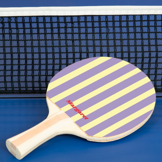 Raquette de ping pong avec monogramme (Insitu)