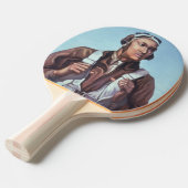 Raquette De Ping Pong Aviateurs noirs : Service militaire de combat de 2 (Devant Angle)