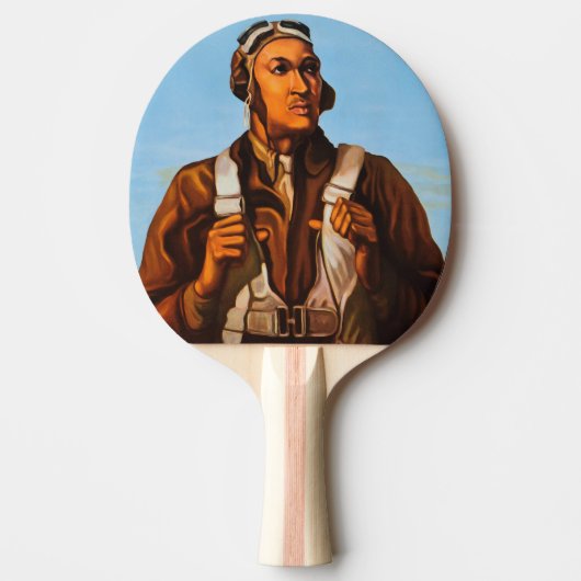 Raquette De Ping Pong Aviateurs noirs : Service militaire de combat de 2 (Devant)