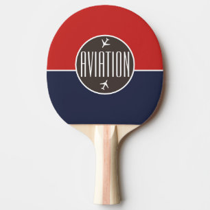 Raquette De Ping Pong Avion de piste funky Avion Pilote Vol