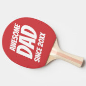 Raquette De Ping Pong Awesome Papa depuis 20XX Simple et Cool (Côté)