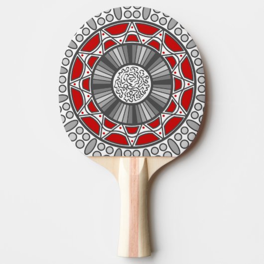 Raquette De Ping Pong Aztec rencontre Ping Pong Paddle Alien (Devant)