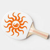 Raquette De Ping Pong Aztec Sun-Yin Yang/Orange (Côté)