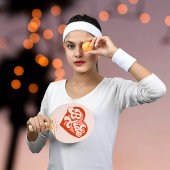 Raquette De Ping Pong Bachelorette Mariée Babe Tribe Squad Heart