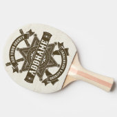 Raquette De Ping Pong Badge de Rifles Adjoint Old West Sheriff Personnal (Côté)